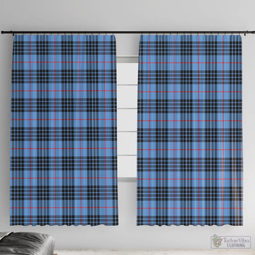 MacKay Blue Tartan Window Curtain