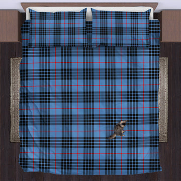 MacKay Blue Tartan Bedding Set