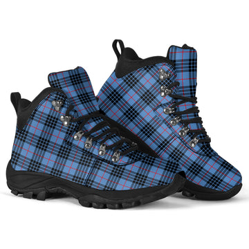 MacKay Blue Tartan Alpine Boots