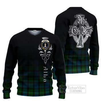 Tartan Vibes Clothing MacKay (McKay) Tartan Knitted Sweater Featuring Alba Gu Brath Family Crest Celtic Inspired