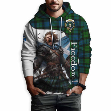 MacKay (McKay) Crest Tartan Hoodie Inspired by the Freedom of Scottish Warrior