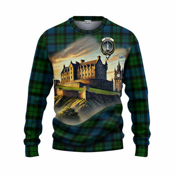 Tartan Vibes Clothing MacKay (McKay) Tartan Family Crest Knitted Sweater with Scottish Ancient Castle Style