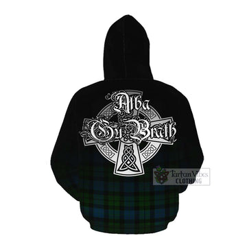 MacKay (McKay) Tartan Cotton Hoodie Featuring Alba Gu Brath Family Crest Celtic Inspired