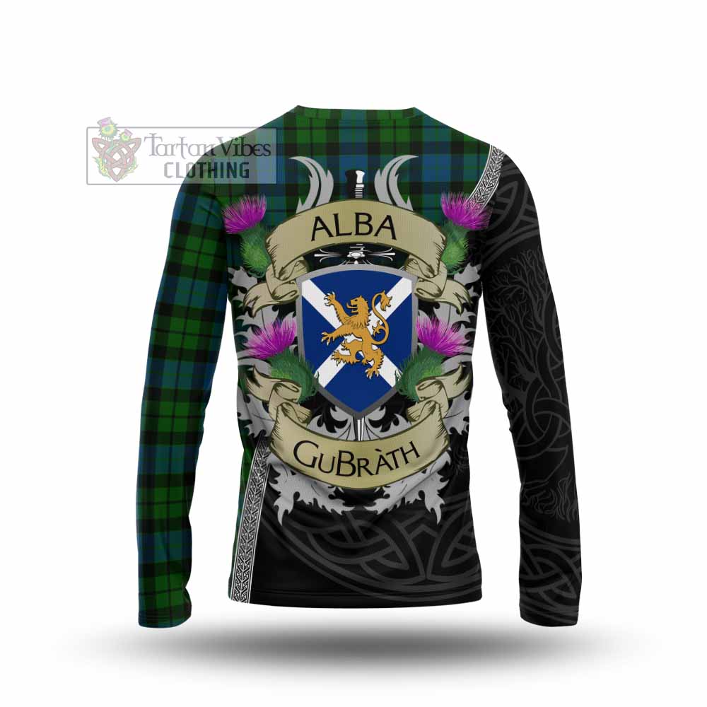 Tartan Vibes Clothing MacKay (McKay) Tartan Family Crest Long Sleeve T-Shirt Lion Rampant Royal Thistle Shield Celtic Inspired