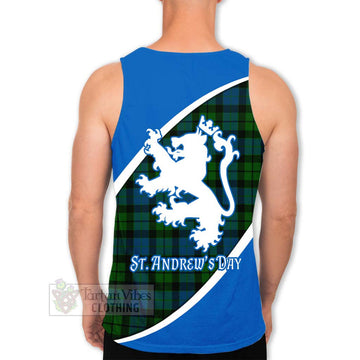 Tartan Vibes Clothing MacKay (McKay) Family Crest Tartan Men's Tank Top Celebrate Saint Andrew's Day in Style
