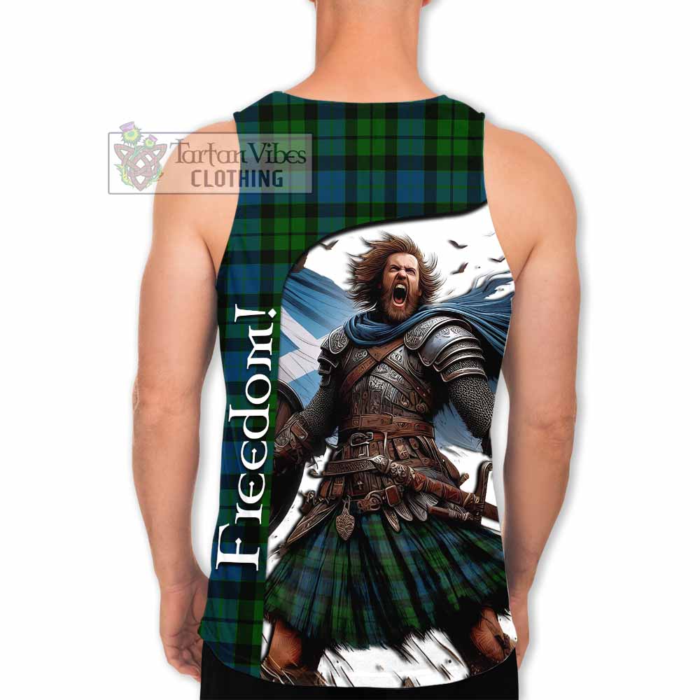 Tartan Vibes Clothing MacKay (McKay) Crest Tartan Men's Tank Top Inspired by the Freedom of Scottish Warrior