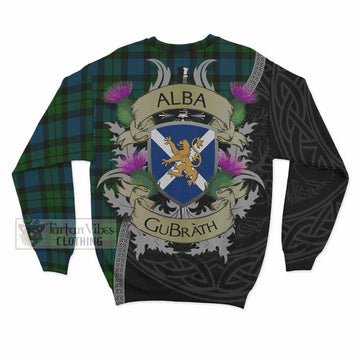 MacKay (McKay) Tartan Family Crest Sweatshirt Lion Rampant Royal Thistle Shield Celtic Inspired