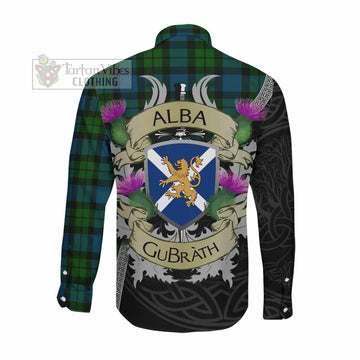 MacKay (McKay) Tartan Family Crest Long Sleeve Button Shirt Lion Rampant Royal Thistle Shield Celtic Inspired