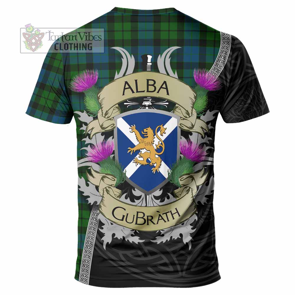Tartan Vibes Clothing MacKay (McKay) Tartan Family Crest T-Shirt Lion Rampant Royal Thistle Shield Celtic Inspired