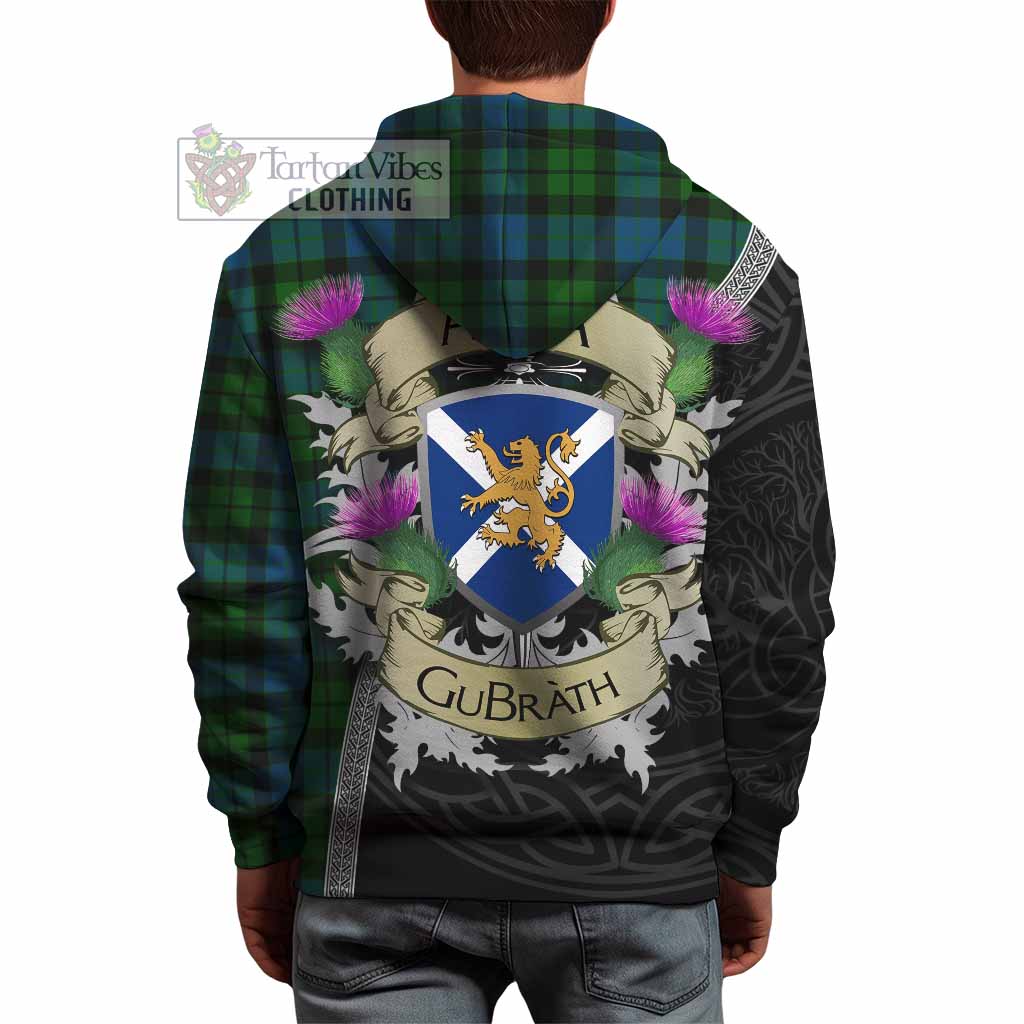 Tartan Vibes Clothing MacKay (McKay) Tartan Family Crest Hoodie Lion Rampant Royal Thistle Shield Celtic Inspired