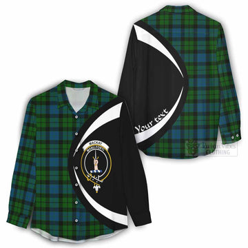 Tartan Vibes Clothing MacKay (McKay) Tartan Women's Casual Shirt with Family Crest Circle Style