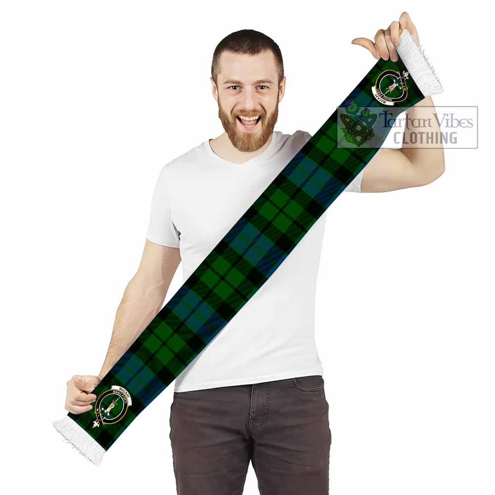 Tartan Vibes Clothing MacKay (McKay) Tartan Ruffneck Scarf with Family Crest