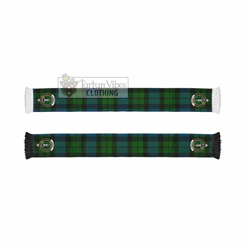 Tartan Vibes Clothing MacKay (McKay) Tartan Ruffneck Scarf with Family Crest