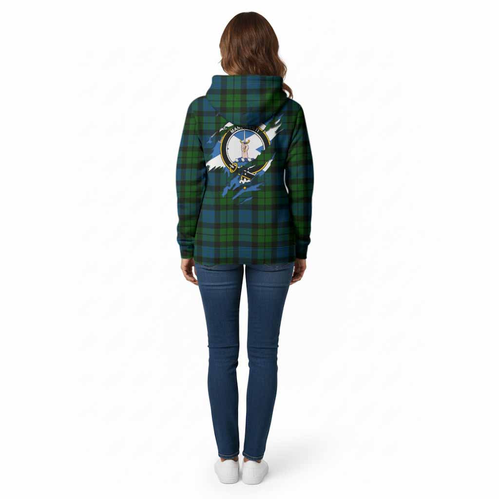 MacKay (McKay) Clan Crest In Me Tartan Cotton Hoodie Scotland Flag Style