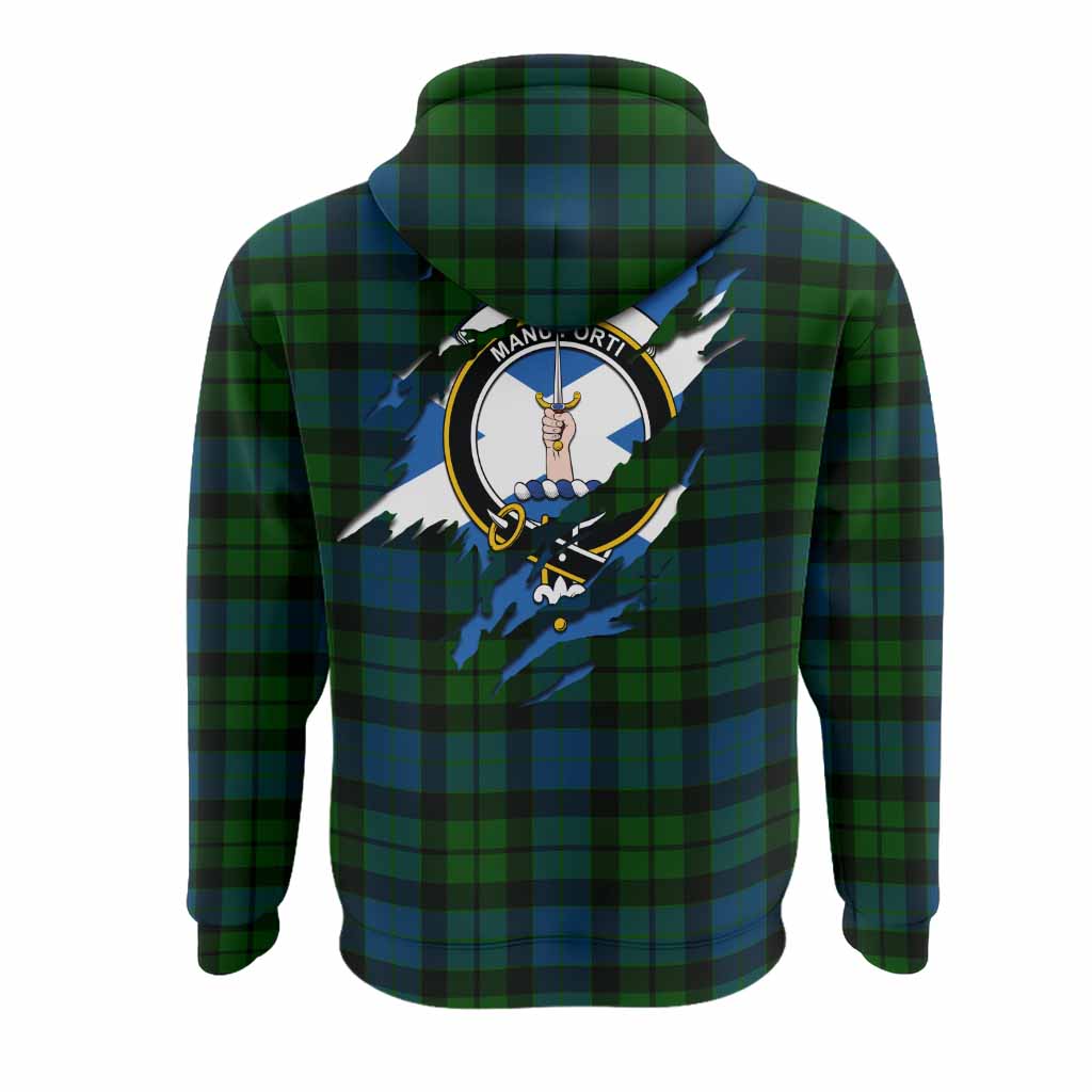 MacKay (McKay) Clan Crest In Me Tartan Hoodie Scotland Flag Style