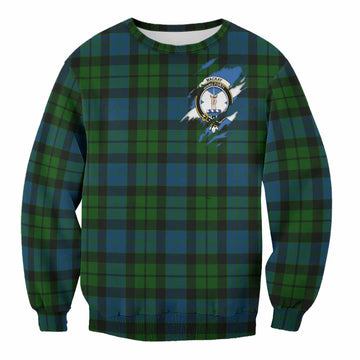 MacKay (McKay) Clan Crest In Me Tartan Sweatshirt Scotland Flag Style