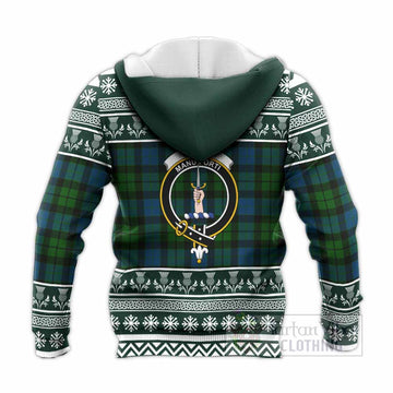 MacKay (McKay) Clan Tartan Christmas Knitted Hoodie with Family Crest