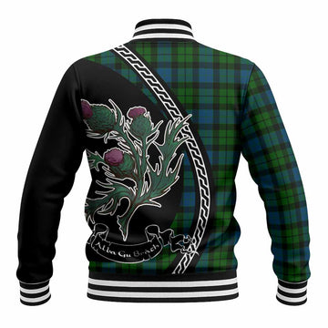 MacKay (McKay) Family Crest Tartan Baseball Jacket Alba Thistle Inspired