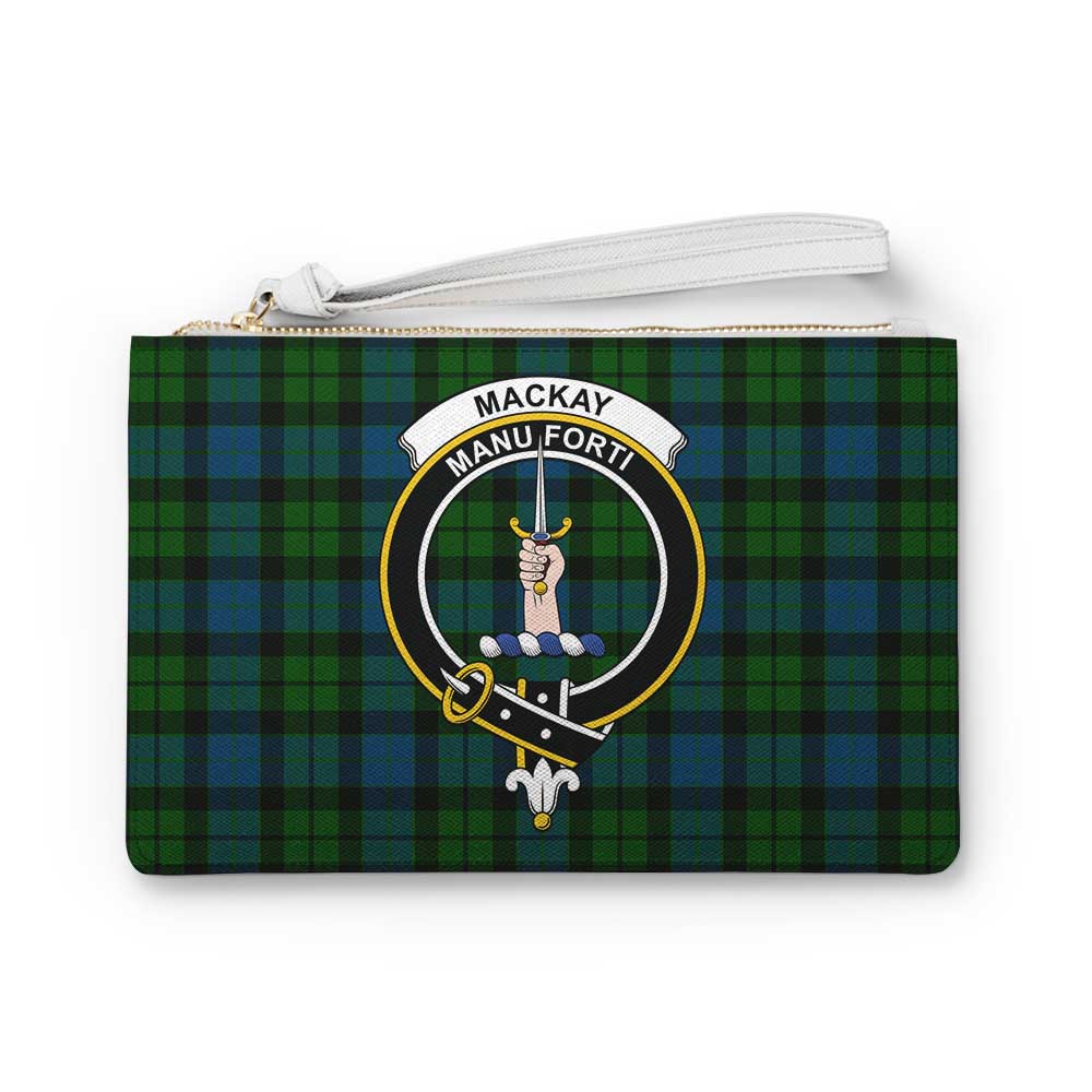 Tartan Vibes Clothing MacKay (McKay) Family Crest Tartan Clutch Bag