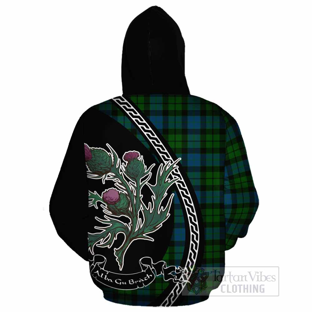 MacKay (McKay) Family Crest Tartan Cotton Hoodie Alba Thistle Inspired - Tartan Vibes Clothing