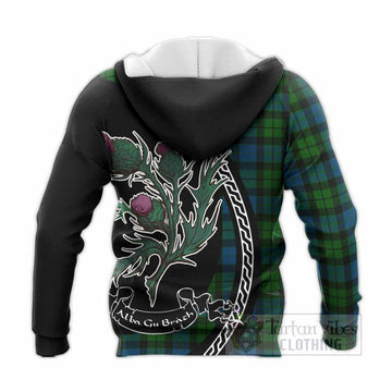 MacKay (McKay) Family Crest Tartan Knitted Hoodie Alba Thistle Inspired