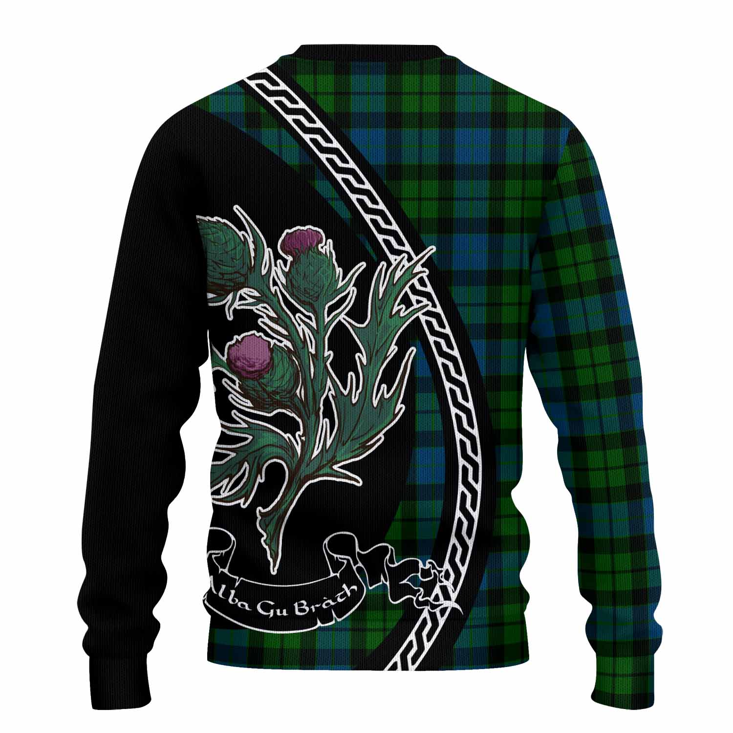 MacKay (McKay) Family Crest Tartan Knitted Sweater Alba Thistle Inspired - Tartan Vibes Clothing