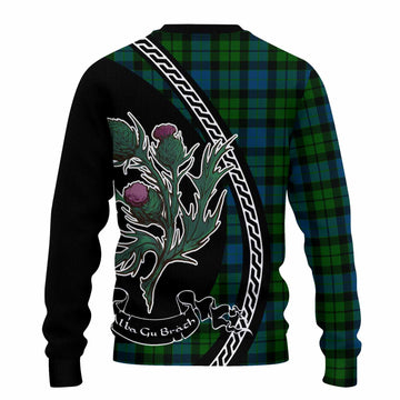 MacKay (McKay) Family Crest Tartan Knitted Sweater Alba Thistle Inspired