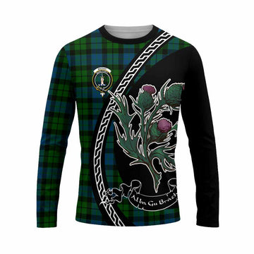 MacKay (McKay) Family Crest Tartan Long Sleeve T-Shirt Alba Thistle Inspired - Tartan Vibes Clothing