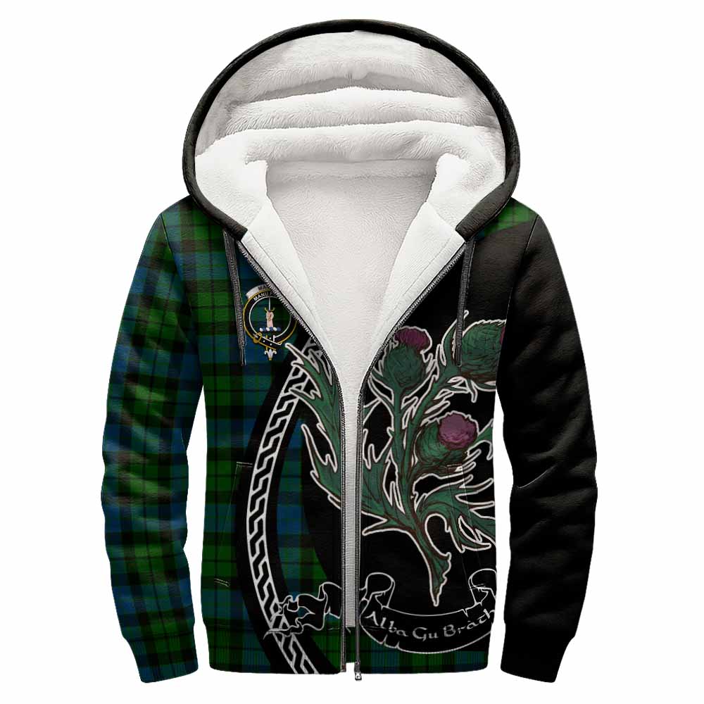 MacKay (McKay) Family Crest Tartan Sherpa Hoodie Alba Thistle Inspired - Tartan Vibes Clothing