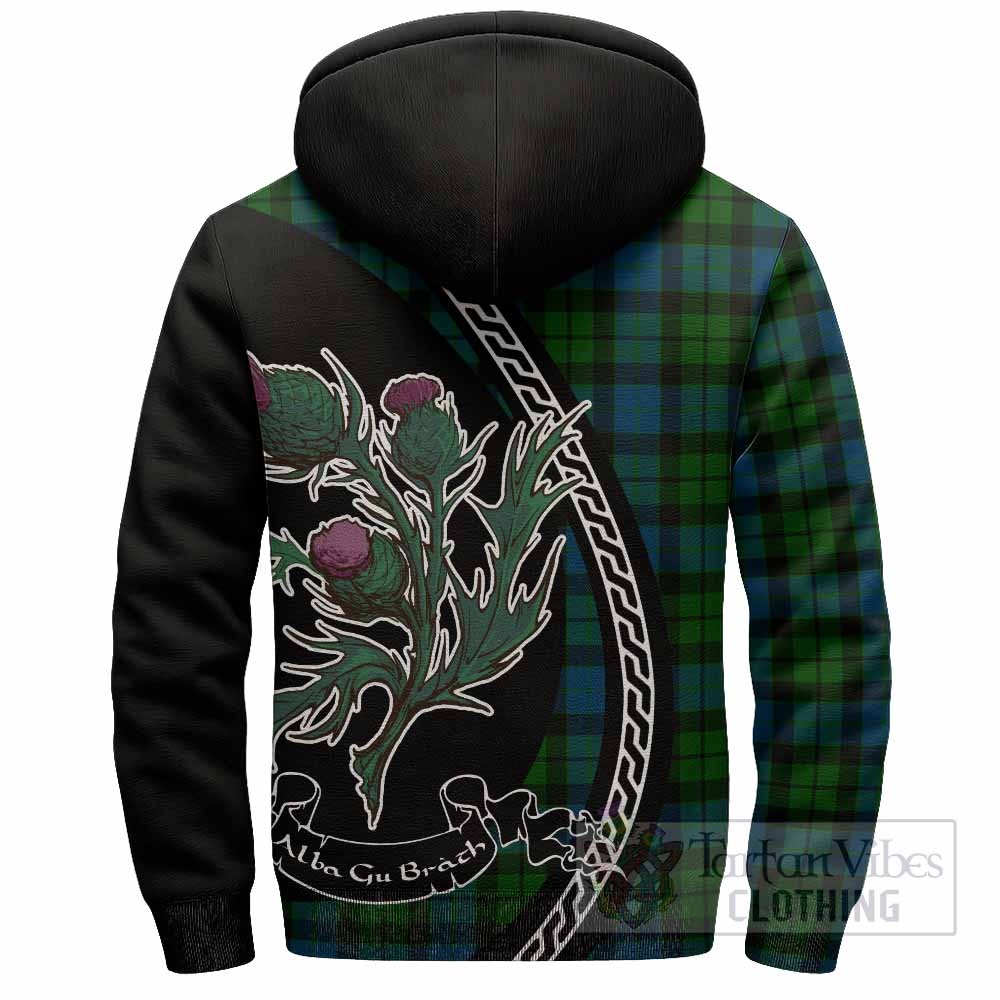 MacKay (McKay) Family Crest Tartan Sherpa Hoodie Alba Thistle Inspired - Tartan Vibes Clothing