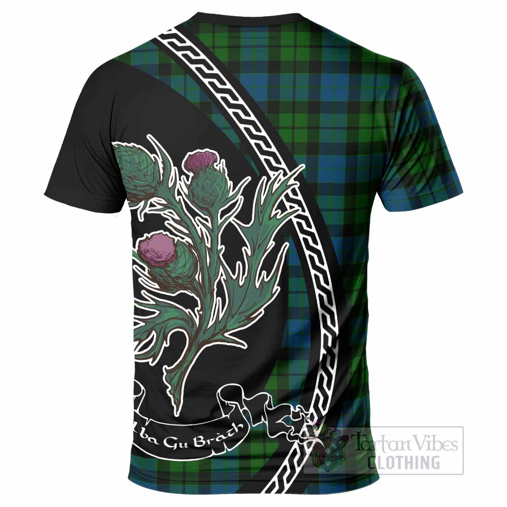MacKay (McKay) Family Crest Tartan T-Shirt Alba Thistle Inspired - Tartan Vibes Clothing