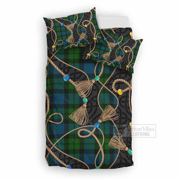 MacKay (McKay) Scottish Tartan Twisted Ropes Stylized Bedding Set UK Bedding Set UK Double 79*79 inch - Tartan Vibes Clothing