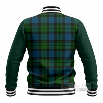 MacKay (McKay) Tartan Accent Baseball Jacket with Family Crest