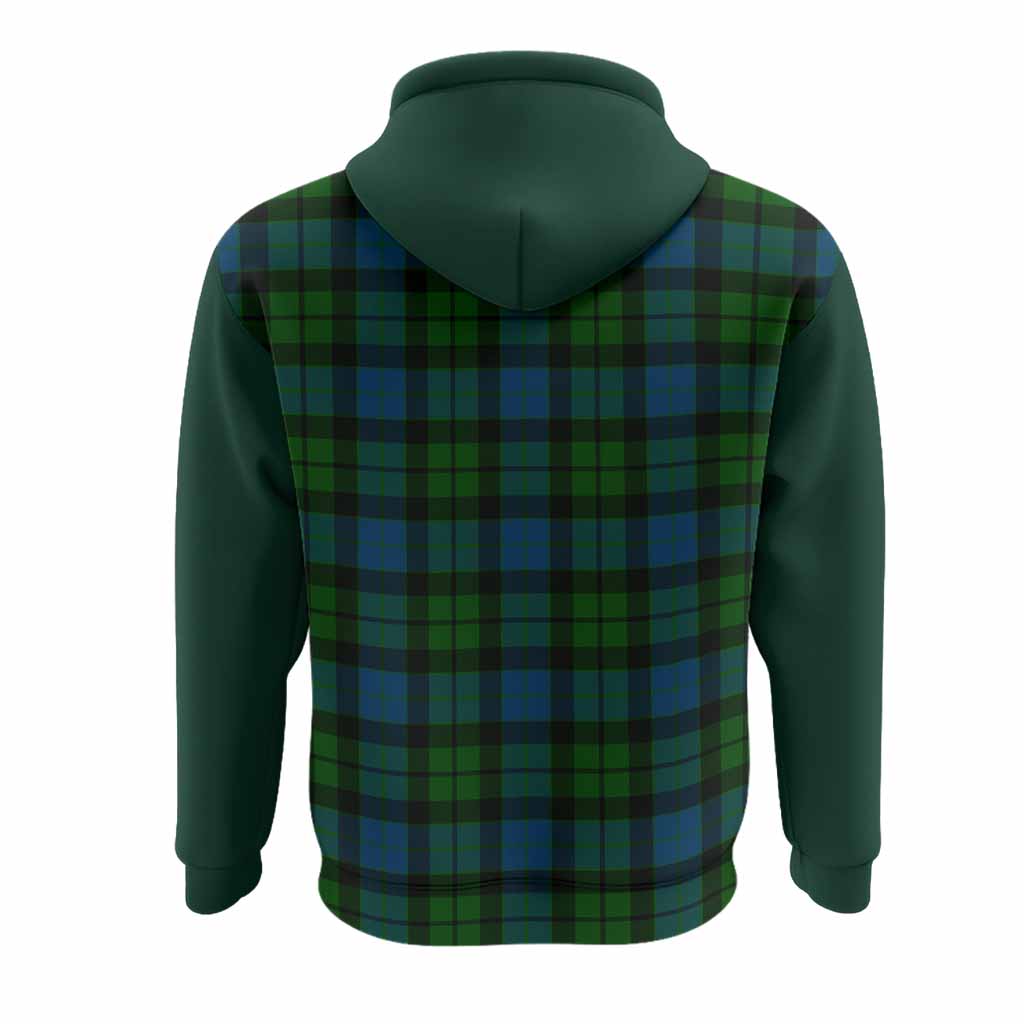 MacKay (McKay) Tartan Accent Hoodie with Family Crest