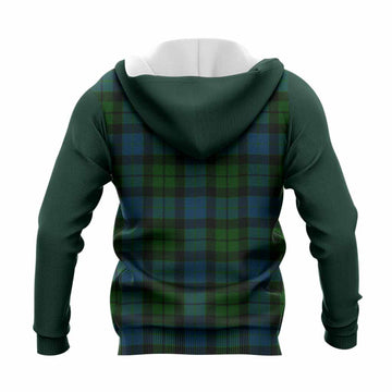MacKay (McKay) Tartan Accent Knitted Hoodie with Family Crest