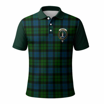 MacKay (McKay) Tartan Accent Polo Shirt with Family Crest