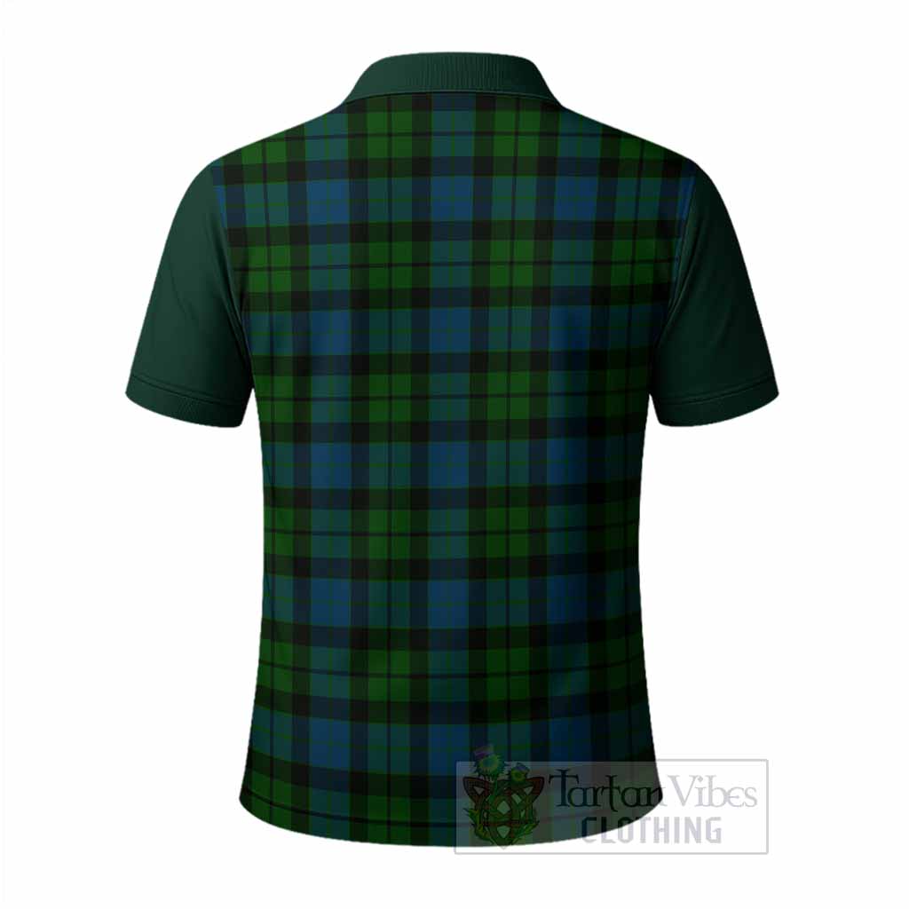 MacKay (McKay) Tartan Accent Polo Shirt with Family Crest