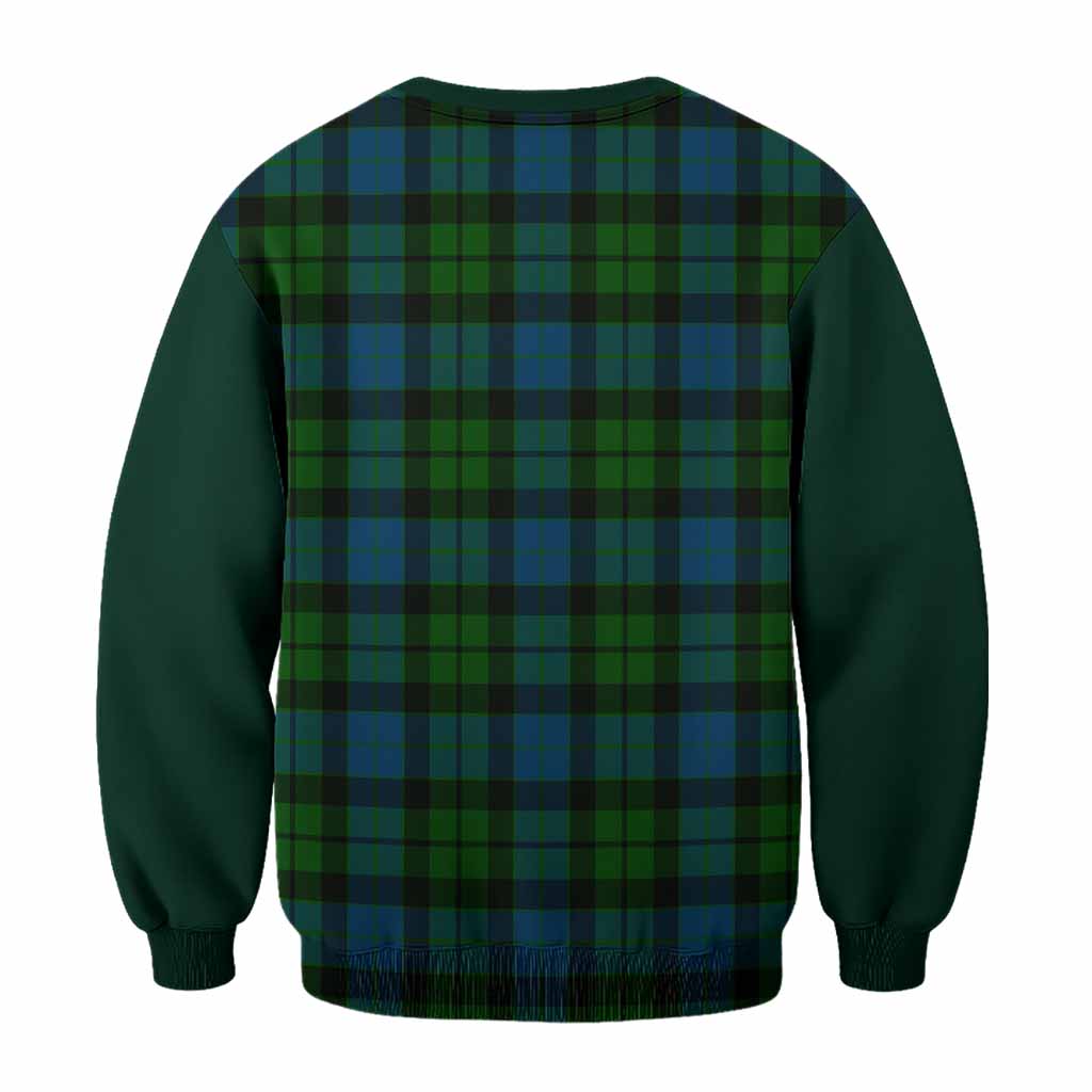 MacKay (McKay) Tartan Accent Sweatshirt with Family Crest