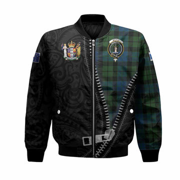 MacKay (McKay) Tartan Bomber Jacket New Zealand Pattern Unique Zipper Stylized