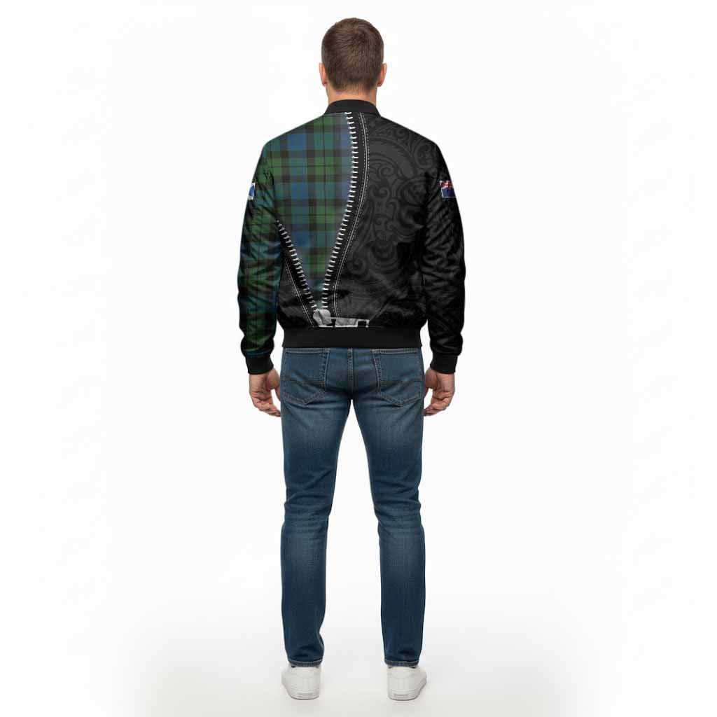 MacKay (McKay) Tartan Bomber Jacket New Zealand Pattern Unique Zipper Stylized