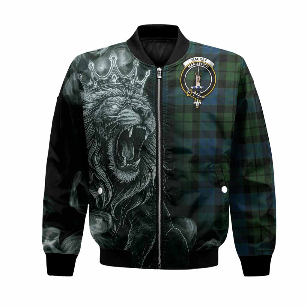 MacKay (McKay) Tartan Bomber Jacket Roaring Lion Heritage