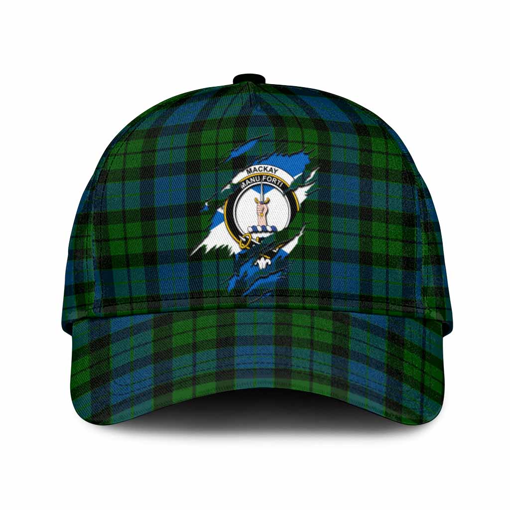 MacKay (McKay) Tartan Classic Cap with Family Crest In Me Style