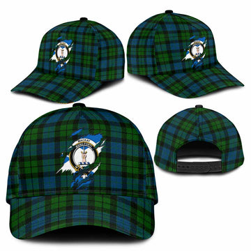 MacKay (McKay) Tartan Classic Cap with Family Crest In Me Style