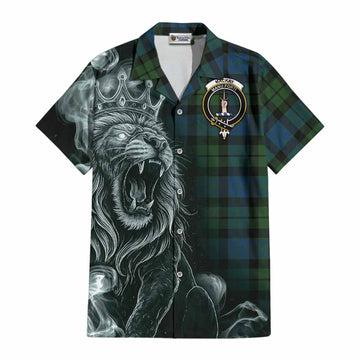 MacKay (McKay) Tartan Cotton Hawaiian Shirt Roaring Lion Heritage