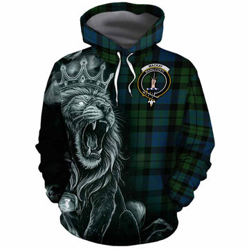 MacKay (McKay) Tartan Cotton Hoodie Roaring Lion Heritage
