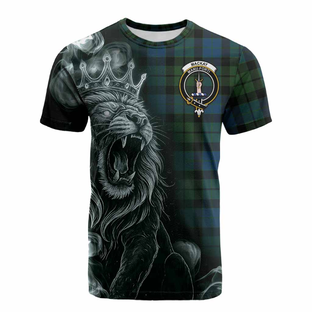 MacKay (McKay) Tartan Cotton T-shirt Roaring Lion Heritage