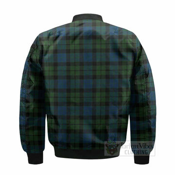 MacKay (McKay) Tartan Crest Bomber Jacket Ferocious Lion Style