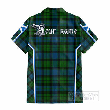 MacKay (McKay) Tartan Crest Cotton Hawaiian Shirt Scotland Coat of Arm Flag Style - Tartan Vibes Clothing