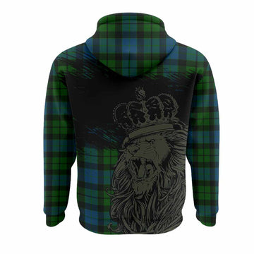 MacKay (McKay) Tartan Crest Hoodie Crowned Lion Heritage Style