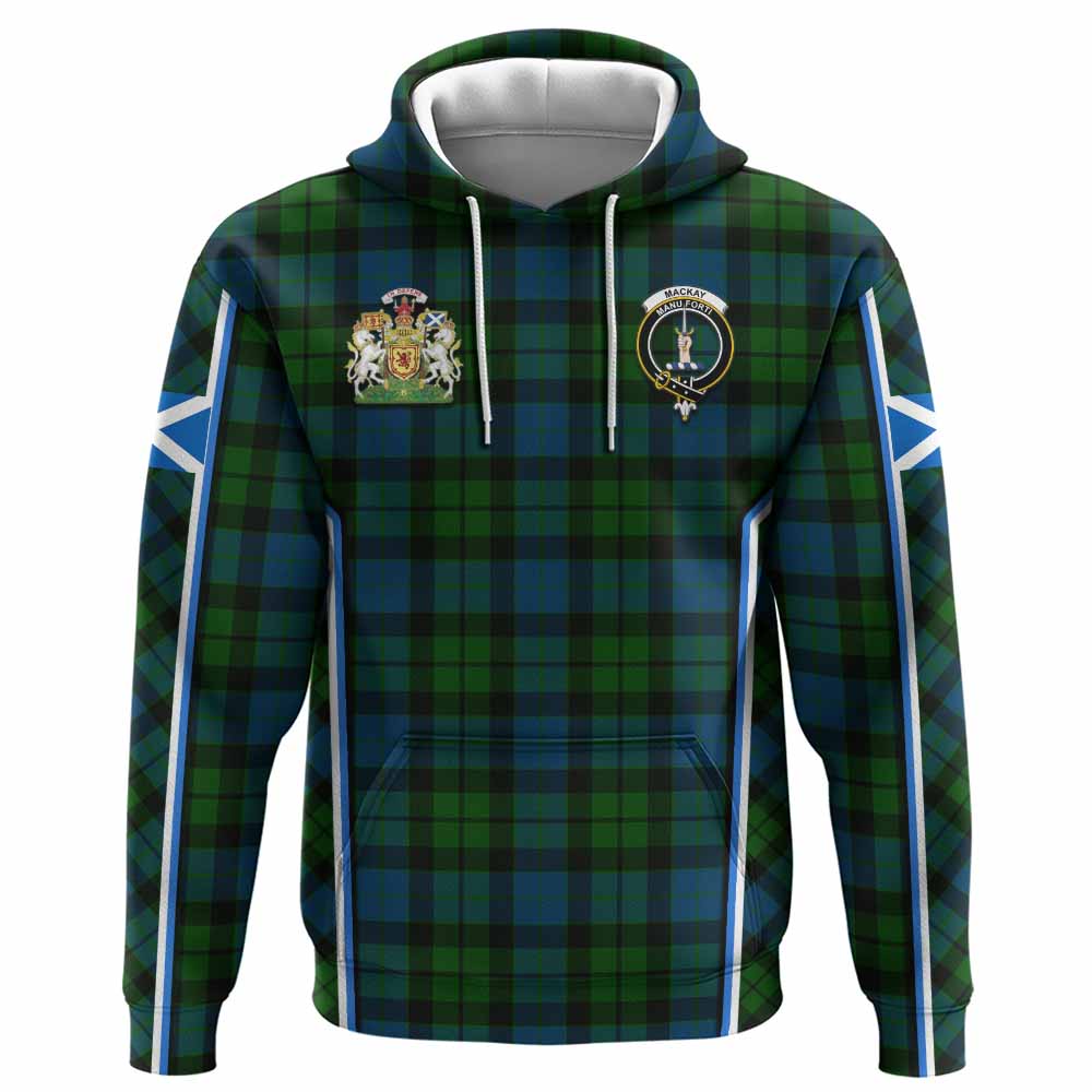 MacKay (McKay) Tartan Crest Hoodie Scotland Coat of Arm Flag Style - Tartan Vibes Clothing